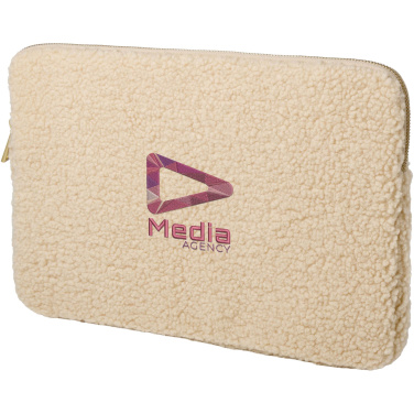 Логотрейд pекламные подарки картинка: Bear чехол для 13-дюймового ноутбука объемом 2 л из шерпы, переработанной по стандарту GRS