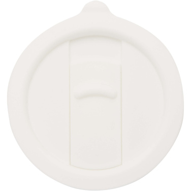 Лого трейд бизнес-подарки фото: Carter керамическая кружка с пластиковой крышкой объемом 450 мл