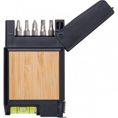 Логотрейд pекламные подарки картинка: 3-метровая рулетка с уровнем HALIFAX