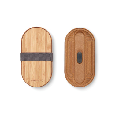 Лого трейд бизнес-подарки фото: Двойной контейнер для бенто из нержавеющей стали Black+Blum