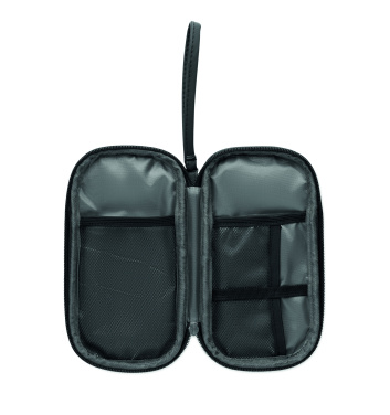 Лого трейд pекламные cувениры фото: Tech organiser pouch 600D RPET