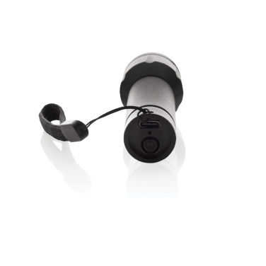 Логотрейд pекламные cувениры картинка: Фонарь Flara RSC из переработанного пластика с USB-зарядкой