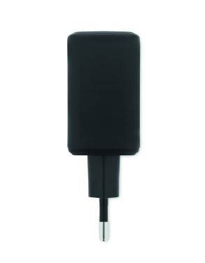 Лого трейд pекламные cувениры фото: EU 2-pole wall adapter/charger