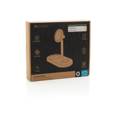 Лого трейд pекламные подарки фото: Беспроводное магнитное зарядное устройство для стола Quantum RCS сверхбыстрой мощности 25 Вт