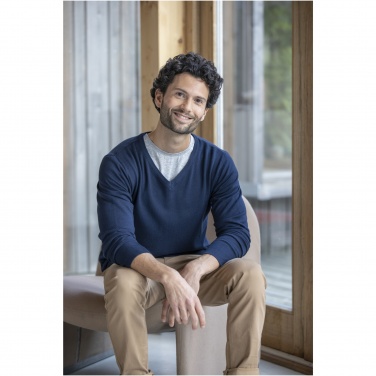 Logotrade profilreklam bild: Stanton v-ringad pullover för män