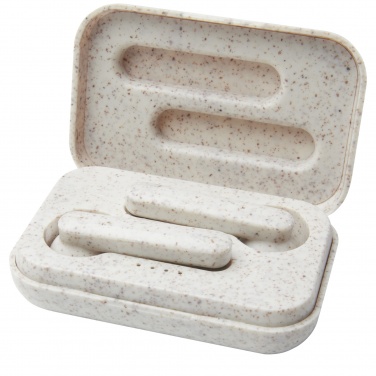 Logotrade presentreklam bild: Nantai True Wireless öronsnäckor av halm