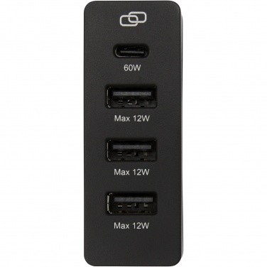 Logotrade profilprodukter bild: ADAPT 72 W PD-laddningsstation i återvunnen plast