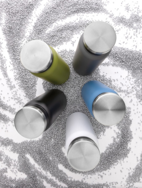 Logotrade presentreklam bild: Vakuumflaska i RCS återvunnen stainless steel, 600ml