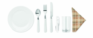 Logotrade reklamprodukter bild: Flätad picknick korg 4 pers.