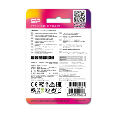 Logotrade profilprodukter bild: Pendrive Silicon Power Ultima U02 2.0
