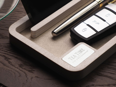 Logotrade presentreklam bild: Skrivbordsarrangör i trä 1818121