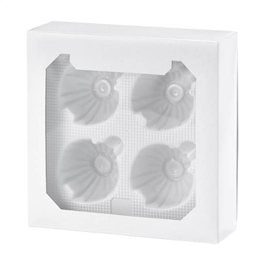 Logotrade profilprodukter bild: Julgranskula Ø 6 cm - set om 4 - Tillverkad i Europa