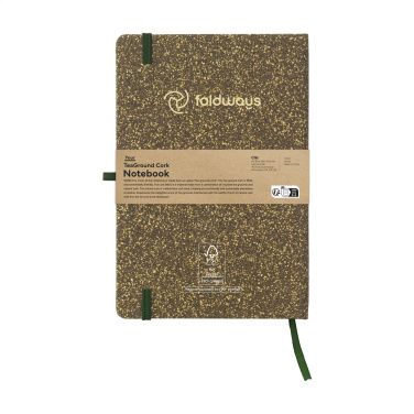 Logotrade kampanjprodukter bild: TeGround Cork Paper Notebook A5