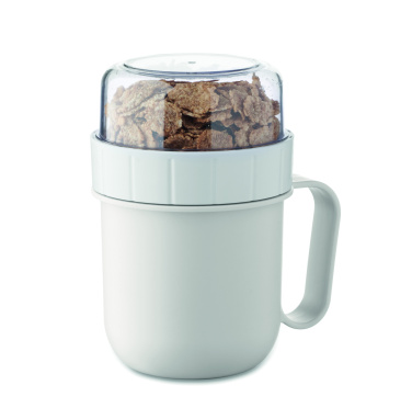 Logotrade profilreklam bild: On the go-mugg i PP 450 ml