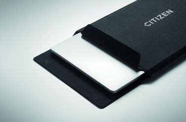 Logotrade presentreklam bild: 16 tums laptopfodral i filt