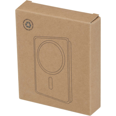 Logotrade profilprodukter bild: Acrab 10 000 mAh 15 W magnetisk trådlös powerbank med 20 W PD – tillverkad av återvunnen plast