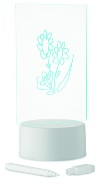 Logotrade kampanjprodukter bild: LED-belyst memoskylt