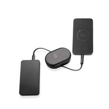 Logotrade kampanjprodukter bild: Chargevix Multifunktionell 60W laddning i RCS återv. plast